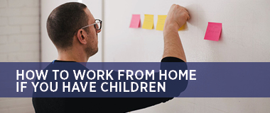 working from home with children